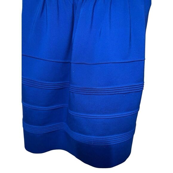 Madewell Sleeveless Silouette Ponte Scuba Telegraph Royal Cobalt Blue Dress sz S - Picture 4 of 10